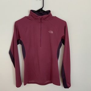North Face 1/4 Zip - Flash Dry - XS - Pink/Purple